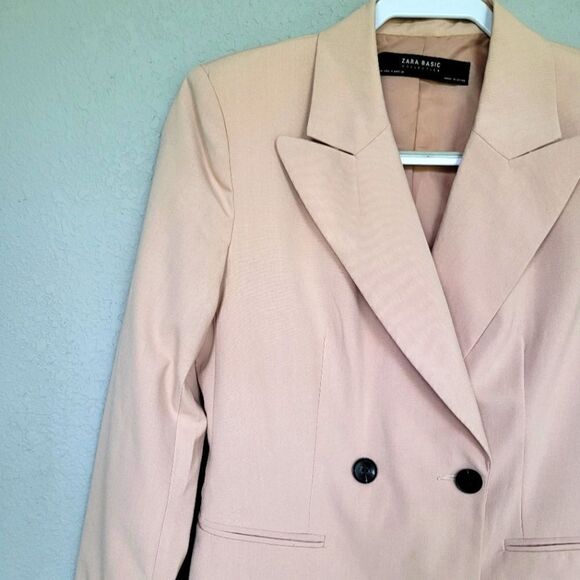 FINAL SALE🌷Zara Double breasted blazer Size 4 - Picture 7 of 15